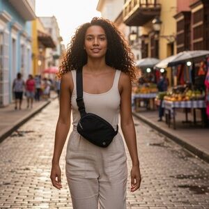 Lululemon Black 1L Belt Bag